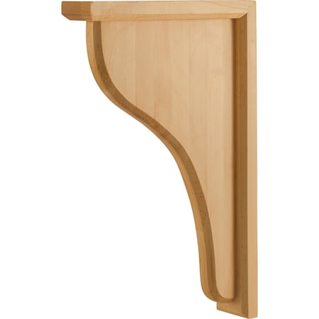 Hardware Resources 2" Wx9"Dx14"H Alder Beveled Bar Corbel CORM-2-ALD